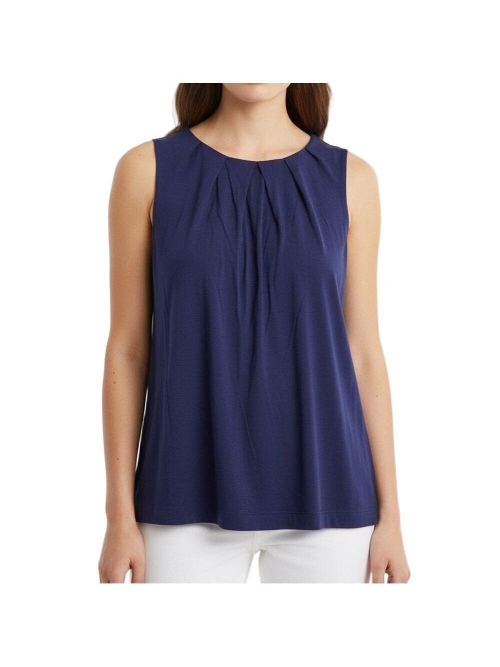Club Monaco Blue Sleeveless Tank Top